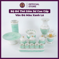 bộ bình xanh lá (trọn bộ)